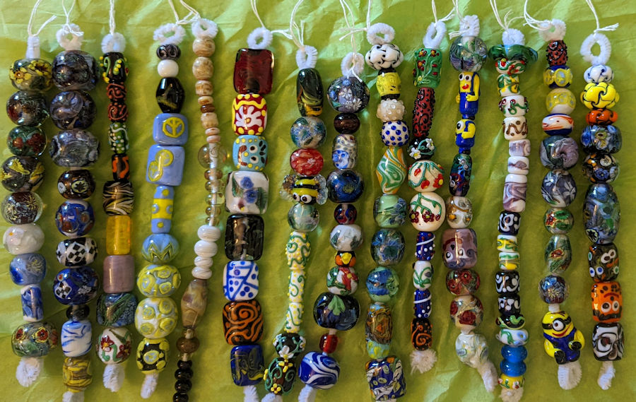 2021 - Some of the Beads I donated to Beads of Courage